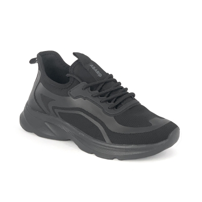 Black School Shoes Water Resistant Mesh + EVA W2822 Secondary Unisex ABARO 